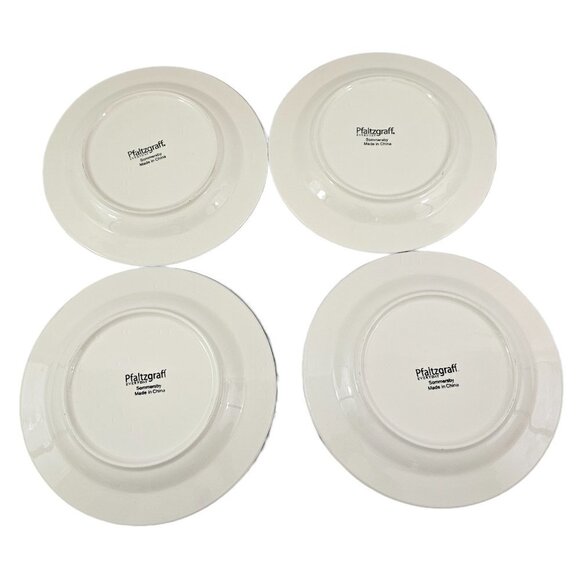 Pfaltzgraff Sommersby Strawberry 8.5”Stoneware Salad Luncheon Plates Set of 4 - Picture 2 of 16